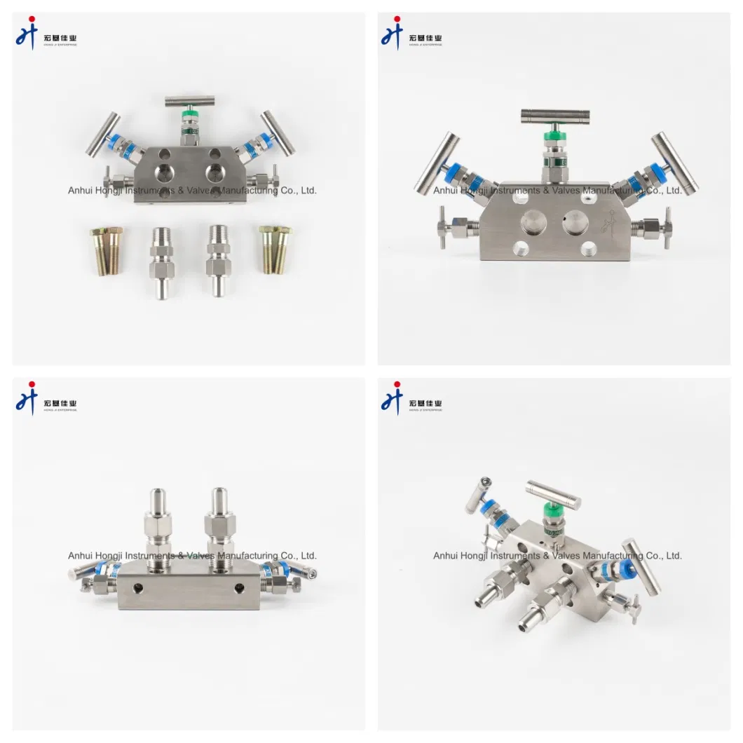 Adapts to Rosemount 305RC 3-Valve Manifold, 316ss