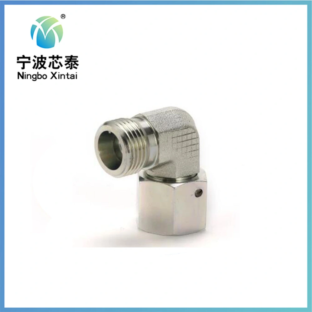 China Factory Directly Sell Price ODM OEM Stainless Steel 3/4 Bsp Elbow Swivel Hydraulic Hose Metric 90degree Cone Seat Pipe Connector Coupling Adapter Fittings