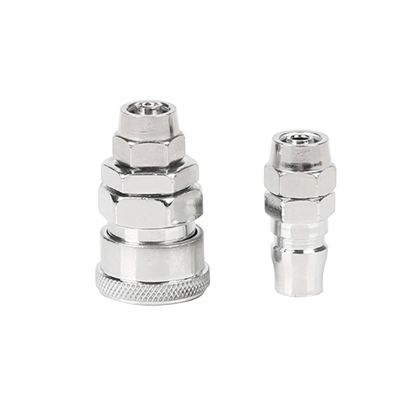 Pm Series 4mm 6mm 8mm 10mm 12mm 16mm One-Touch Metal Bulkhead Air Straight Connector Tube Push in Fitting